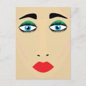 Beauty Postkarte (Vorderseite)