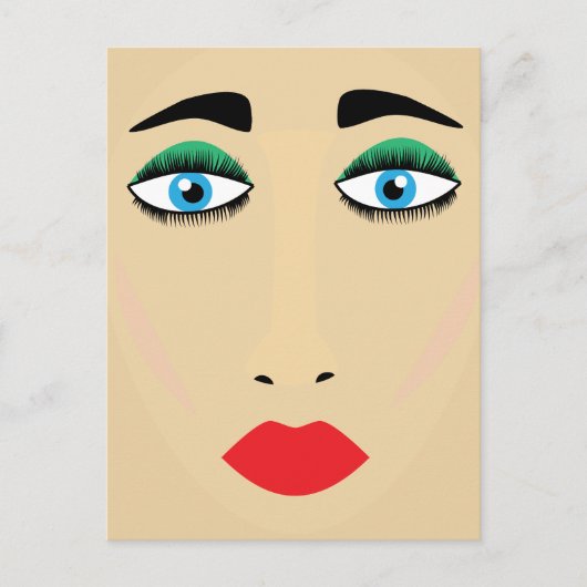 Beauty Postkarte (Vorderseite)