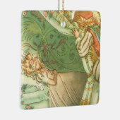Beauty Princess, Vintage Märchen Keramikornament (Rechts)