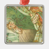 Beauty Princess, Vintage Märchen Ornament Aus Metall (Vorne)