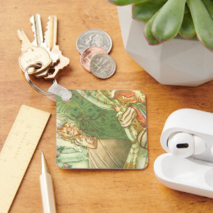 Beauty Princess, Vintage Märchen Schlüsselanhänger