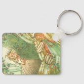 Beauty Princess, Vintage Märchen Schlüsselanhänger (Vorderseite)