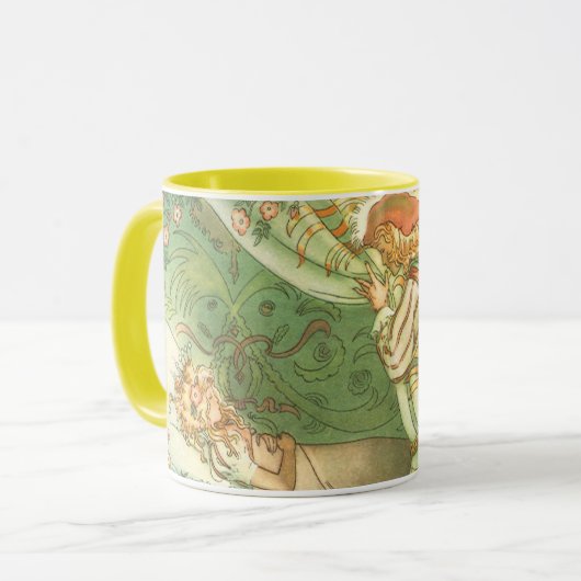 Beauty Princess, Vintage Märchen Tasse (Vorderseite Links)