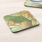 Beauty Princess, Vintage Märchen Untersetzer (Linke Seite)