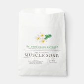 Beauty product plumeria frangipani muskeln soak geschenktütchen (Vorderseite)