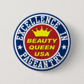 Beauty Queen Abzeichen Button (Vorderseite)
