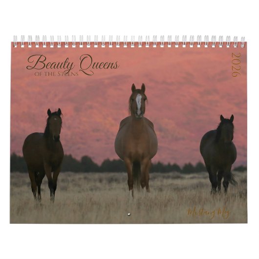 "Beauty Queens" MustangWild 2026 Kalender  (Titelbild)