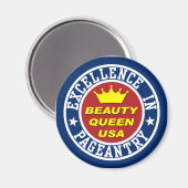 Beauty Queen's Pageant Magnet (Vorderseite/Rückseite)