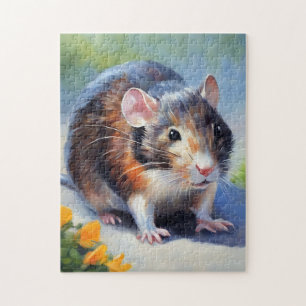 Beauty Rat Impressionismus Art Puzzle