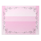 Beauty-Rose Grosser Editor Notizblock (Vorderseite)