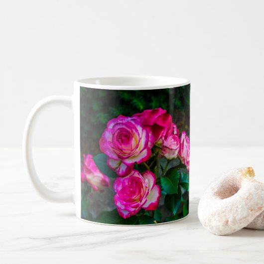 Beauty-Rose Kaffeetasse (Mit Donut)