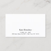 Beauty Salon 6 Punch Kundenkarte Treuekarte (Rückseite)