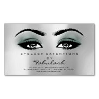 Beauty Salon Aquamarin Silber Adress Makeup Lashes