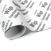 Beauty Salon, Barbershop Custom Wigs Geschenkpapier (Rolleneckpunkt)
