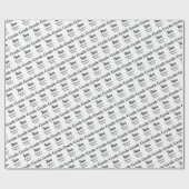 Beauty Salon, Barbershop Gentle Shave Hydrate Geschenkpapier (Flach)