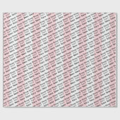 Beauty Salon, Barbershop Massage Let go of Stress Geschenkpapier (Flach)