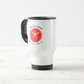 Beauty Salon Branding – Staff Appreciation Reisebecher (Vorderseite Links)