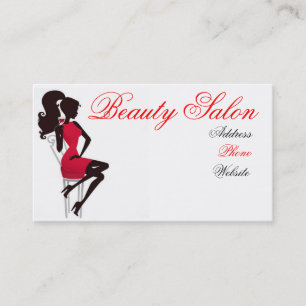 Beauty Salon Business Card Visitenkarte