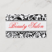 Beauty Salon Business Card Visitenkarte (Rückseite)