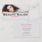 Beauty Salon Business Card Visitenkarte (Vorne/Hinten)