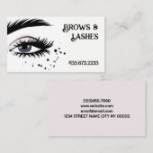 Beauty Salon Business Card Visitenkarte (Vorne/Hinten)