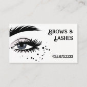Beauty Salon Business Card Visitenkarte (Vorderseite)