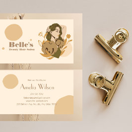 Beauty Salon Business Card Visitenkarte