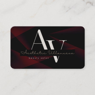 Beauty Salon Business Card Visitenkarte
