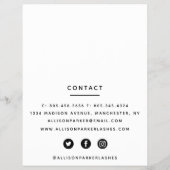 Beauty Salon Business Services Flyer (Hinten)
