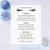 Beauty Salon Business Services Flyer (Einzeln)