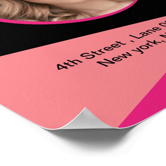 Beauty Salon Editable Poster (Ecke)