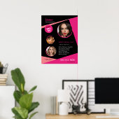 Beauty Salon Editable Poster (Heimbüro)