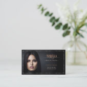 Beauty Salon | elegant Visitenkarte (Stehend Vorderseite)