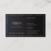 Beauty Salon | elegant Visitenkarte (Rückseite)