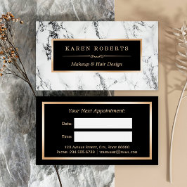 Beauty Salon Friseur aus weißem Marmor Termin