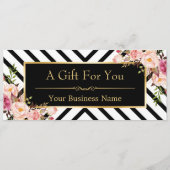 Beauty Salon Geschenkgutschein (Vorderseite)