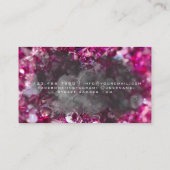 Beauty Salon Gesicht Abstrakt Frauen Moderner Mini Visitenkarte (Rückseite)