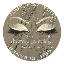 Beauty Salon Glitzer Marble Gold Lashes