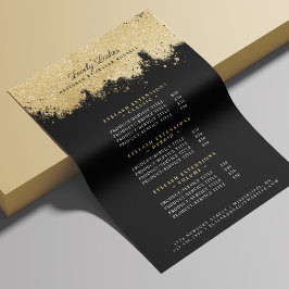 Beauty & Salon Gold & Black Luxury Service Preise