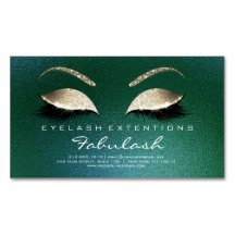 Beauty Salon Gold Glitzer Adress Lashes