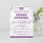 Beauty Salon Grand Opening Einladung (Stehend Vorderseite)