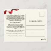 Beauty Salon Grand Opening Einladung Postkarte (Rückseite)