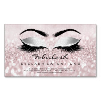 Beauty Salon Gray Pink Rose Adress Makeup Lashes