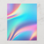 Beauty Salon Holographic Aesthecian Add-Logo Flyer (Hinten)