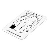 Beauty Salon - ist der Zauberer hier? Magnet (Linke Seite)