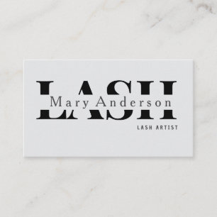 Beauty Salon Lash Business Card Visitenkarte