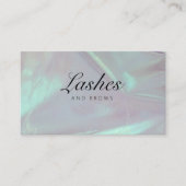 Beauty Salon Lashes and Brows Business Card Visitenkarte (Vorderseite)