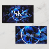 Beauty Salon Neon Abstrakte Frau Moderne Visitenkarte (Vorne/Hinten)