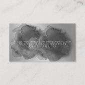 Beauty Salon Neon Abstrakte Frau Moderne Visitenkarte (Rückseite)