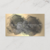 Beauty Salon Neon Abstrakte Frau Moderne Visitenkarte (Rückseite)